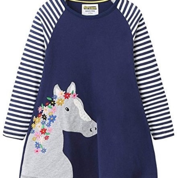 Fiream Other - 🎉HP🎉 Adorable Horse Applique & Embroidered dress